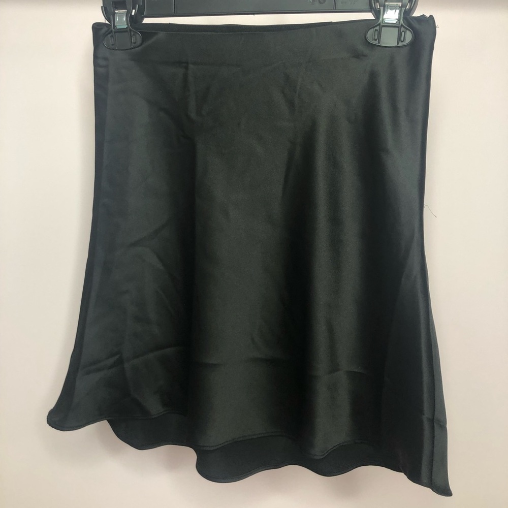 AQUA Satin Mini Skirt